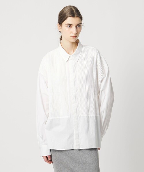 Pheeta(フィータ)の「<Pheeta>Trinity シャツ ‐UNISEX‐ / 015CMen-SH5(シャツ/ブラウス・レディース・ブラック/ホワイト・2/1)」の13枚目の写真