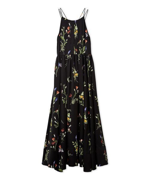 SNIDEL（スナイデル）の「【WEB限定00サイズあり】ボタニカルパターンキャミワンピース（ワンピース・レディース・イエロー/ベージュ/ブラック・0/1/00）」の17枚目の写真