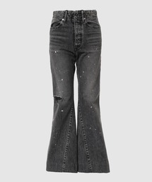 FLARE JEAN TROUSERS