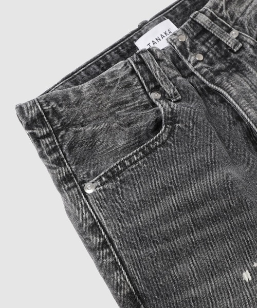 TANAKA(タナカ)の「FLARE JEAN TROUSERS(デニムパンツ・レディース・グレー・26/25)」の7枚目の写真