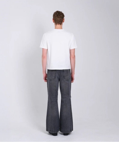 TANAKA(タナカ)の「FLARE JEAN TROUSERS(デニムパンツ・レディース・グレー・26/25)」の5枚目の写真