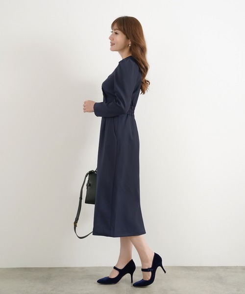 Liala×PG（リアラバイピージー）の「スカラップ カシュクール ワンピース Liala×PG（ワンピース・レディース・ライトグレー・M/S）」の16枚目の写真
