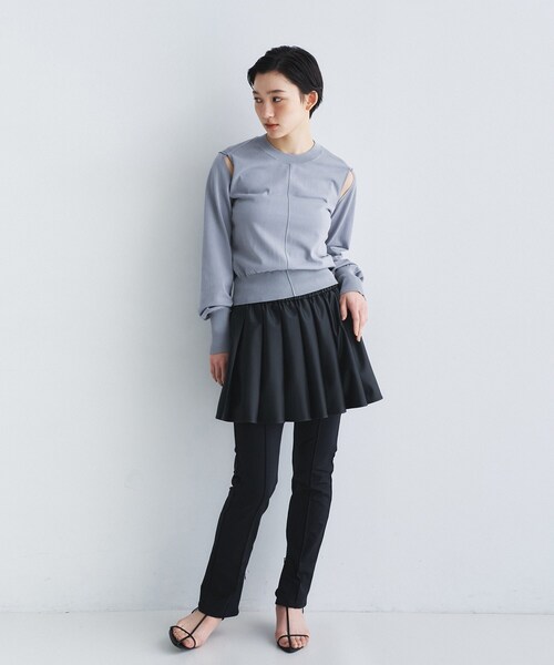 CODE A(コードエー)の「slit pullover knit(ニット/セーター・レディース・ピンク/ホワイト/グレー/ブラック・00)」の18枚目の写真