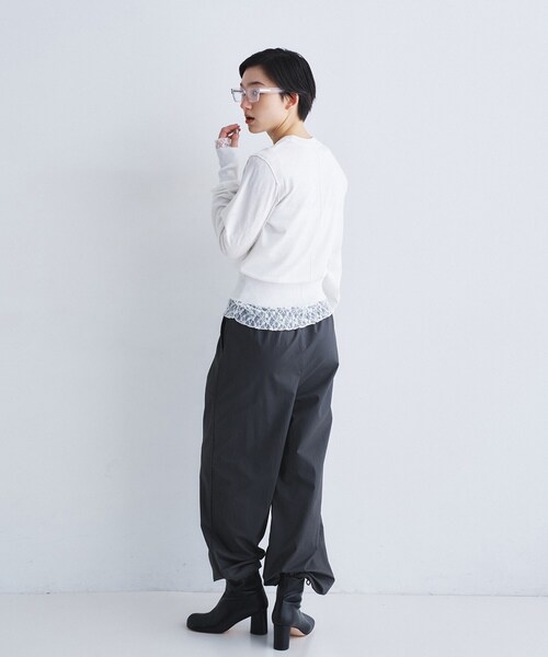 CODE A(コードエー)の「slit pullover knit(ニット/セーター・レディース・ピンク/ホワイト/グレー/ブラック・00)」の13枚目の写真