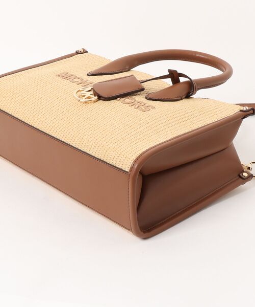 MICHAEL KORS(マイケルコース)の「MIRELLA EW トップジップ サッチェル ミディアム(かごバッグ・レディース・ブラウン系・FREE)」の3枚目の写真