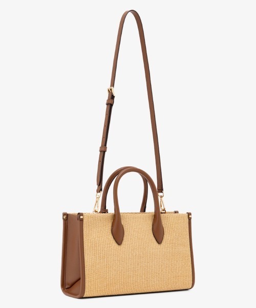 MICHAEL KORS(マイケルコース)の「MIRELLA EW トップジップ サッチェル ミディアム(かごバッグ・レディース・ブラウン系・FREE)」の7枚目の写真