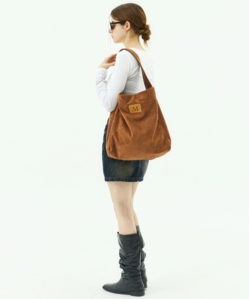 MUCENT（ムセント）の「A'GEM/9 × .kom 『MUCENT/ムセント』 CRAIL BACK POCKET BIG LOGO DENIM SKIRT/バックポケットビッグロゴ スカート（スカート・レディース・A/ダークブルー・L/M）」の11枚目の写真