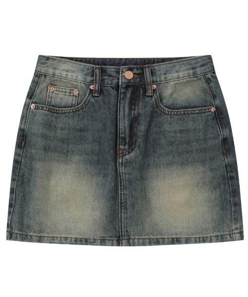 MUCENT（ムセント）の「A'GEM/9 × .kom 『MUCENT/ムセント』 CRAIL BACK POCKET BIG LOGO DENIM SKIRT/バックポケットビッグロゴ スカート（スカート・レディース・A/ダークブルー・L/M）」の12枚目の写真