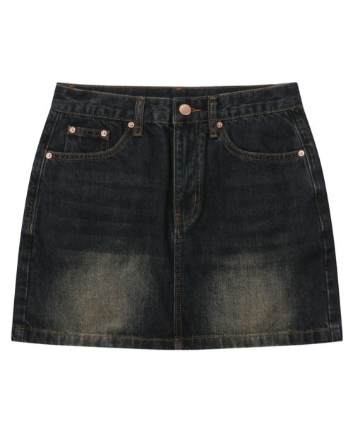 MUCENT（ムセント）の「A'GEM/9 × .kom 『MUCENT/ムセント』 CRAIL BACK POCKET BIG LOGO DENIM SKIRT/バックポケットビッグロゴ スカート（スカート・レディース・A/ダークブルー・L/M）」の16枚目の写真