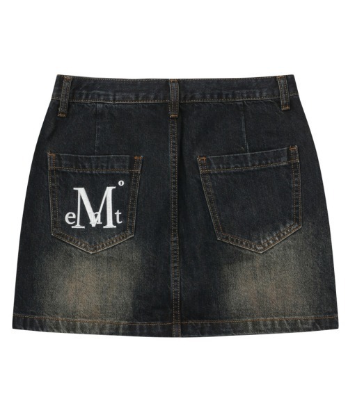 MUCENT（ムセント）の「A'GEM/9 × .kom 『MUCENT/ムセント』 CRAIL BACK POCKET BIG LOGO DENIM SKIRT/バックポケットビッグロゴ スカート（スカート・レディース・A/ダークブルー・L/M）」の17枚目の写真