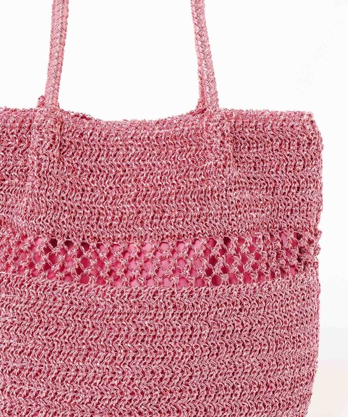 LEPSIM（レプシィム）の「メタリックヤーントート　646439（ショルダーバッグ・レディース・ブラウン/ブラック/グレー系その他/シルバー/ピンク/ライトグリーン・ONE SIZE）」の18枚目の写真