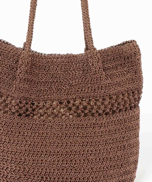 LEPSIM（レプシィム）の「メタリックヤーントート　646439（ショルダーバッグ・レディース・ブラウン/ブラック/グレー系その他/シルバー/ピンク/ライトグリーン・ONE SIZE）」の19枚目の写真