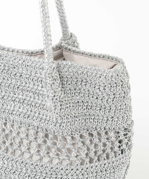 LEPSIM（レプシィム）の「メタリックヤーントート　646439（ショルダーバッグ・レディース・ブラウン/ブラック/グレー系その他/シルバー/ピンク/ライトグリーン・ONE SIZE）」の21枚目の写真