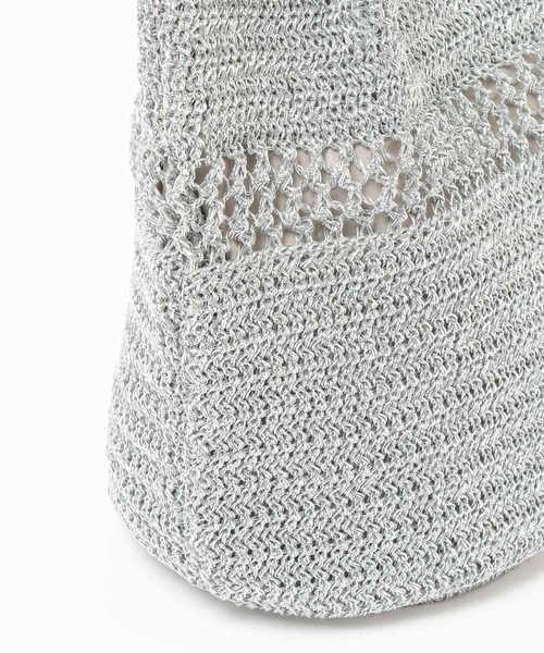 LEPSIM（レプシィム）の「メタリックヤーントート　646439（ショルダーバッグ・レディース・ブラウン/ブラック/グレー系その他/シルバー/ピンク/ライトグリーン・ONE SIZE）」の22枚目の写真