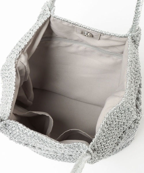 LEPSIM（レプシィム）の「メタリックヤーントート　646439（ショルダーバッグ・レディース・ブラウン/ブラック/グレー系その他/シルバー/ピンク/ライトグリーン・ONE SIZE）」の13枚目の写真