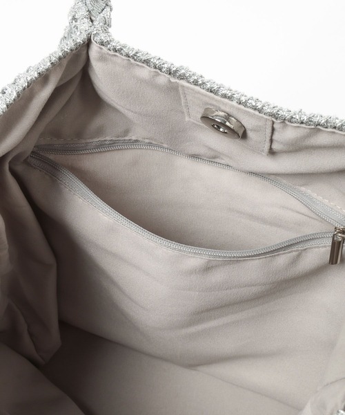 LEPSIM（レプシィム）の「メタリックヤーントート　646439（ショルダーバッグ・レディース・ブラウン/ブラック/グレー系その他/シルバー/ピンク/ライトグリーン・ONE SIZE）」の14枚目の写真