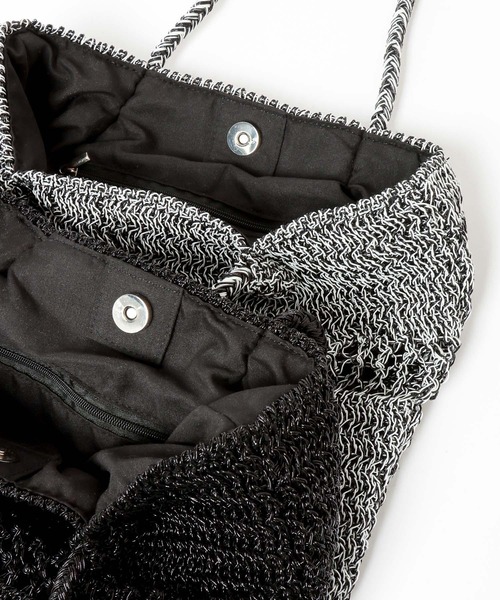 LEPSIM（レプシィム）の「メタリックヤーントート　646439（ショルダーバッグ・レディース・ブラウン/ブラック/グレー系その他/シルバー/ピンク/ライトグリーン・ONE SIZE）」の15枚目の写真