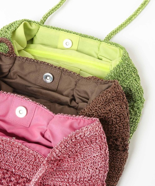 LEPSIM（レプシィム）の「メタリックヤーントート　646439（ショルダーバッグ・レディース・ブラウン/ブラック/グレー系その他/シルバー/ピンク/ライトグリーン・ONE SIZE）」の16枚目の写真