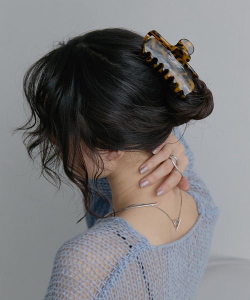 Aunt Marie's(アントマリーズ)の「カラーヘアクリップ(バレッタ/ヘアクリップ・レディース・ブラウン/レッド/ベージュ・FREE)」の18枚目の写真