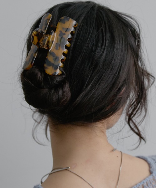 Aunt Marie's(アントマリーズ)の「カラーヘアクリップ(バレッタ/ヘアクリップ・レディース・ブラウン/レッド/ベージュ・FREE)」の17枚目の写真