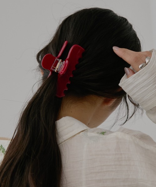 Aunt Marie's(アントマリーズ)の「カラーヘアクリップ(バレッタ/ヘアクリップ・レディース・ブラウン/レッド/ベージュ・FREE)」の10枚目の写真