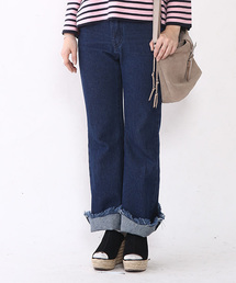 mystic | 【mystic】裾フリンジデニムパンツ(デニムパンツ)