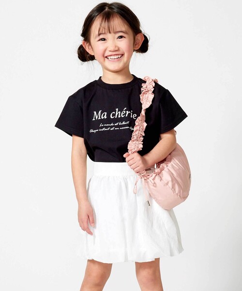 BeBe(ベベ)の「シアータフタバルーンスカート(スカート・キッズ・ホワイト/ブルー・140cm/130cm/150cm/120cm)」の8枚目の写真