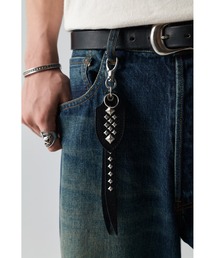 CALEE（キャリー）の「STUDS LEATHERS SHORT KEY RING（キーホルダー）」