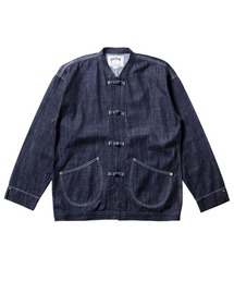 Revo.（レボ）の「HOUSTON ヒューストン SLUB DENIM CHINA JACKET スラブ デニム チャイナジャケット（デニムジャケット）」