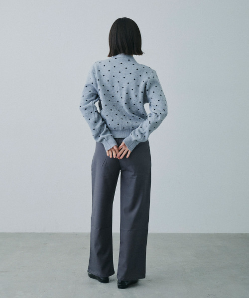 Mirette(ミレット)の「フロントタック セミワイドスラックスパンツ / Front Tuck Semi-Wide Slacks(スラックス・レディース・グレー/ブラウン・LARGE/MEDIUM/SMALL)」の15枚目の写真