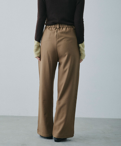 Mirette(ミレット)の「フロントタック セミワイドスラックスパンツ / Front Tuck Semi-Wide Slacks(スラックス・レディース・グレー/ブラウン・LARGE/MEDIUM/SMALL)」の21枚目の写真