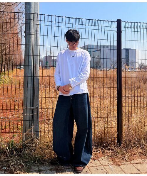 EXCURSE(エクスカース)の「16C オーバーサイズ ロングスリーブ WT(Tシャツ/カットソー・メンズ・ホワイト・1/2)」の11枚目の写真
