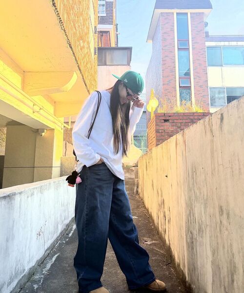 EXCURSE(エクスカース)の「16C オーバーサイズ ロングスリーブ WT(Tシャツ/カットソー・メンズ・ホワイト・1/2)」の12枚目の写真