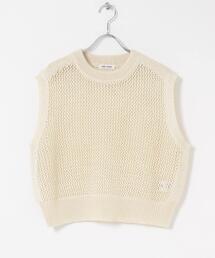 FORK&SPOON（フォークアンドスプーン）の「FORK&SPOON　ペーパーメッシュニットベスト（ベスト）」