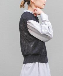 FORK&SPOON | FORK&SPOON　ペーパーメッシュニットベスト(ベスト)