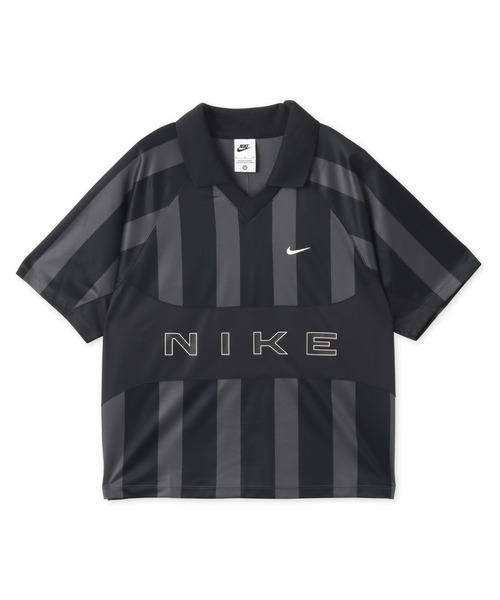 NIKE(ナイキ)の「NIKE AS WMNS NSW STREET OS SS STRP JSY / ナイキ ウィメンズ NSW ストリート OS STRP JSY SS トップ 【SP】(ジャージ・レディース・ブラック・S/M/L)」の4枚目の写真