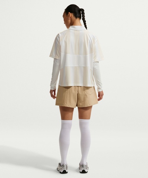 NIKE(ナイキ)の「NIKE AS WMNS NSW STREET OS SS STRP JSY / ナイキ ウィメンズ NSW ストリート OS STRP JSY SS トップ 【SP】(ジャージ・レディース・ブラック・S/M/L)」の13枚目の写真