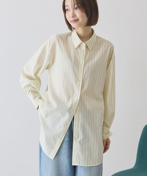 AMERICAN HOLIC(アメリカンホリック)の「【2点セット・イージーケア】ビスチェ+シャツ(シャツ/ブラウス・レディース・イエロー系その他2/ブルー系その他7/サックスブルー・L/M)」の16枚目の写真