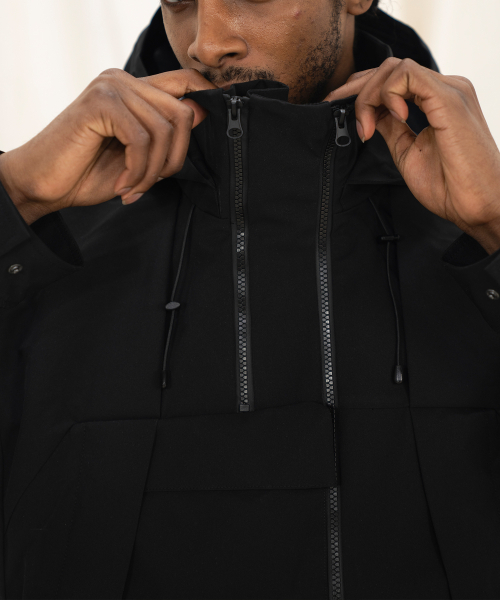 KALAPATTHAR(カラパタール)の「3 Layer Hard Shell Mid-Jacket - BLACK(ナイロンジャケット・メンズ・その他・MEDIUM/LARGE)」の2枚目の写真