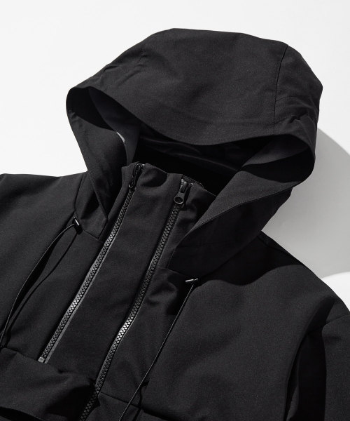 KALAPATTHAR(カラパタール)の「3 Layer Hard Shell Mid-Jacket - BLACK(ナイロンジャケット・メンズ・その他・MEDIUM/LARGE)」の7枚目の写真