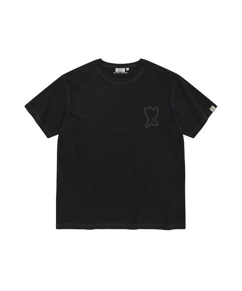 Wacky WiLLy(ワッキーウィリー)の「DENIM LIKE SHORT SLEEVE T-SHIRT(Tシャツ/カットソー・メンズ・ブラック/インディゴブルー・SMALL/MEDIUM/LARGE)」の2枚目の写真