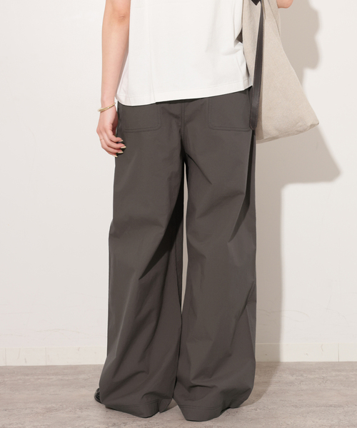 JOURNAL STANDARD relume(ジャーナルスタンダード レリューム)の「ポプリンストレートパンツ(その他パンツ・レディース・チャコールグレー/ピンク/ブルー系その他・36/38)」の10枚目の写真