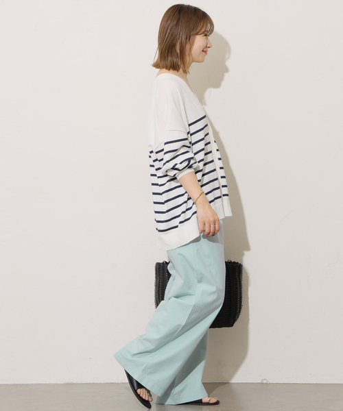 JOURNAL STANDARD relume(ジャーナルスタンダード レリューム)の「ポプリンストレートパンツ(その他パンツ・レディース・チャコールグレー/ピンク/ブルー系その他・36/38)」の13枚目の写真