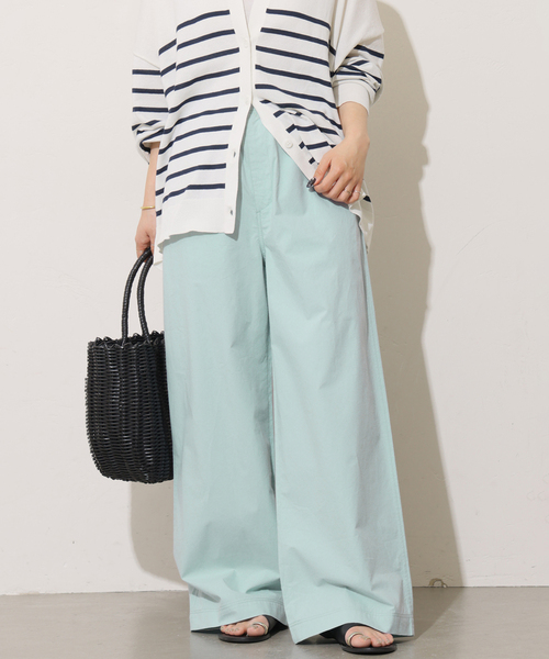JOURNAL STANDARD relume(ジャーナルスタンダード レリューム)の「ポプリンストレートパンツ(その他パンツ・レディース・チャコールグレー/ピンク/ブルー系その他・36/38)」の15枚目の写真