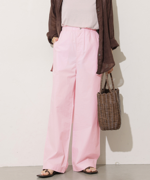 JOURNAL STANDARD relume(ジャーナルスタンダード レリューム)の「ポプリンストレートパンツ(その他パンツ・レディース・チャコールグレー/ピンク/ブルー系その他・36/38)」の22枚目の写真