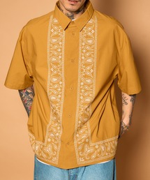 Embroidery bandanna shirt