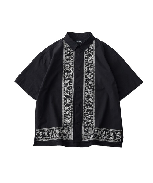 Subciety(サブサエティ)の「Embroidery bandanna shirt(シャツ/ブラウス・メンズ・マスタード/ホワイト/ブラック・X-LARGE/LARGE/MEDIUM/SMALL)」の5枚目の写真