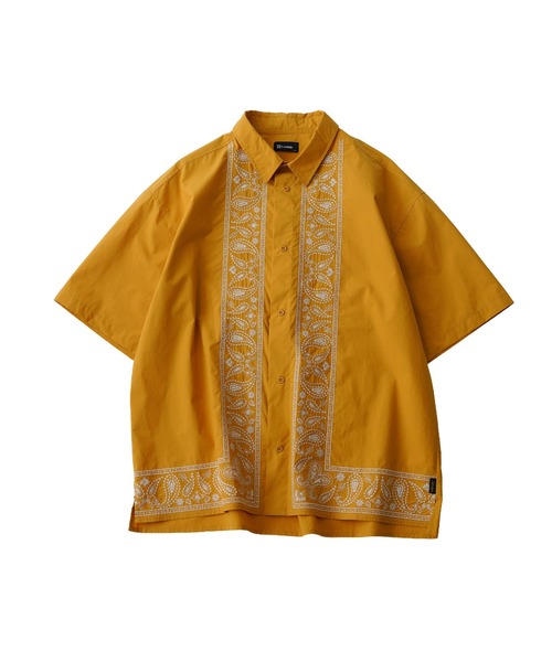 Subciety(サブサエティ)の「Embroidery bandanna shirt(シャツ/ブラウス・メンズ・マスタード/ホワイト/ブラック・X-LARGE/LARGE/MEDIUM/SMALL)」の6枚目の写真