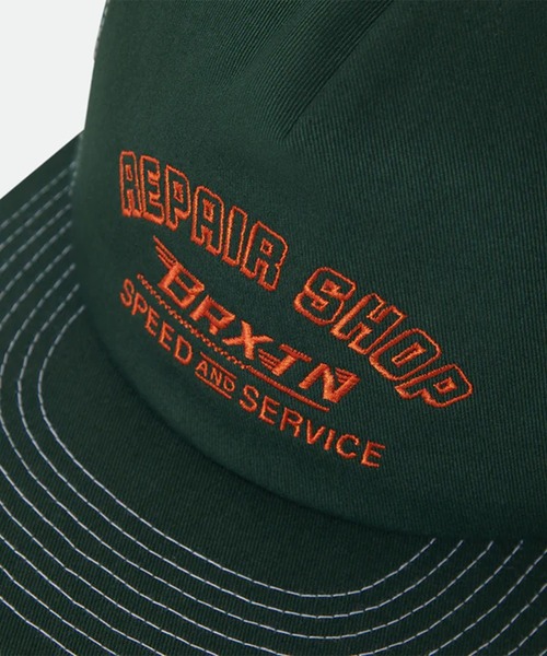 BRIXTON(ブリクストン)の「BRIXTON/ブリクストン キャップ REPAIR SHOP HP SNAPBACK スナップバック 12058(キャップ・メンズ・グリーン・FREE)」の5枚目の写真