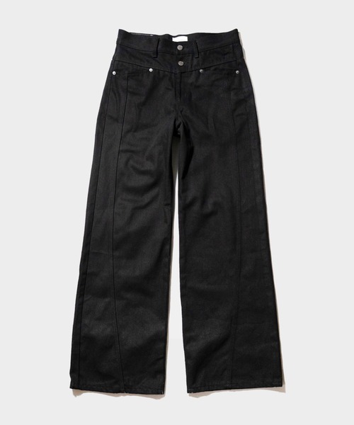 CAMPHOR WOOD（カンファーウッド）の「SIDE SEEM BOOTS CUT RIGID JEANS / サイドシームブーツカットリジットデニム（デニムパンツ・メンズ・インディゴブルー/ブラック・SMALL/MEDIUM/LARGE）」の17枚目の写真